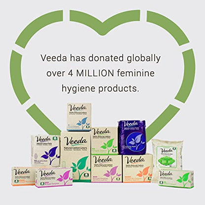 Veeda Ultra-Thin Absorbent Day Pads with 100% Natural Cotton Top Sheet are Always Chlorine VeedaBuy Supplements Australia