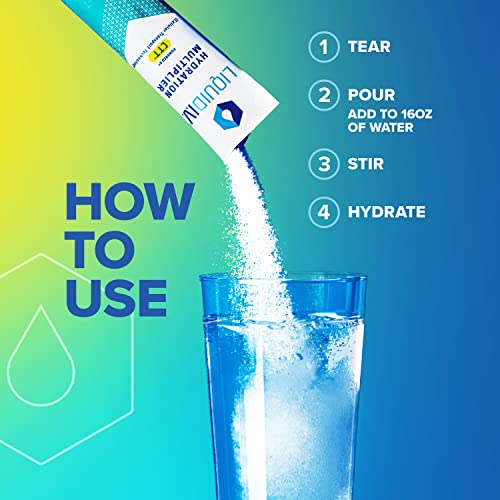 Liquid I.V. Hydration Multiplier - Lemon Lime - Hydration Powder Packets | Electrolyte Liquid I.V.Buy Supplements Australia