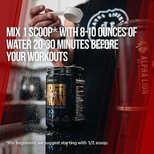 ALPHA LION Superhuman Burn 2-in-1 Metabolism Booster Pre Workout ALPHA LIONBuy Supplements Australia