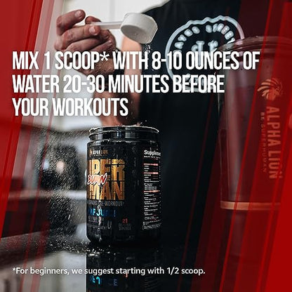 ALPHA LION Superhuman Burn 2-in-1 Metabolism Booster Pre Workout ALPHA LIONBuy Supplements Australia