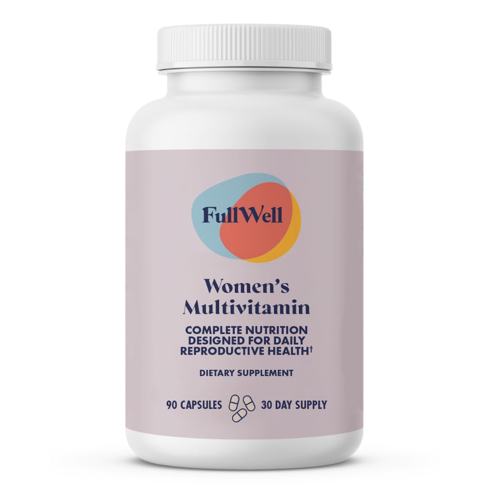 FullWell Women's Multivitamin - Daily Multivitamin for Reproductive Health - Supports Future Fertility, Hormone Balance & Overall Wellness - Antioxidant Blend - CoQ10 & PQQ - 90 Count (30 Servings) FullWellBuy Supplements Australia
