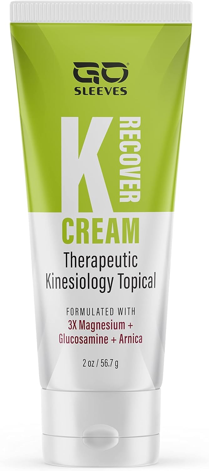 Go Sleeves Sports Recovery Cream - Concentrated Muscle and Joint Recovery Lotion – Magnesium Chloride Cream with Arnica for Muscle Pain and Stiffness from Running, Exercise, Backache – 2 Ounces GO SLEEVESBuy Supplements Australia