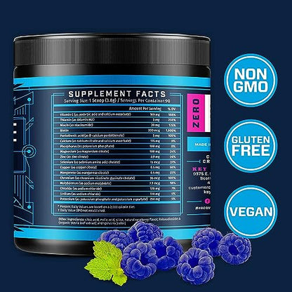 KEY NUTRIENTS Multivitamin Electrolytes Powder No Sugar - Tempting Blue Raspberry KEY NUTRIENTSBuy Supplements Australia