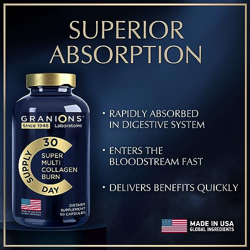 Thermogenic Hydrolyzed Collagen Burn - Hyaluronic Acid, Vitamin C, Multi Collagen Complex GranionsBuy Supplements Australia