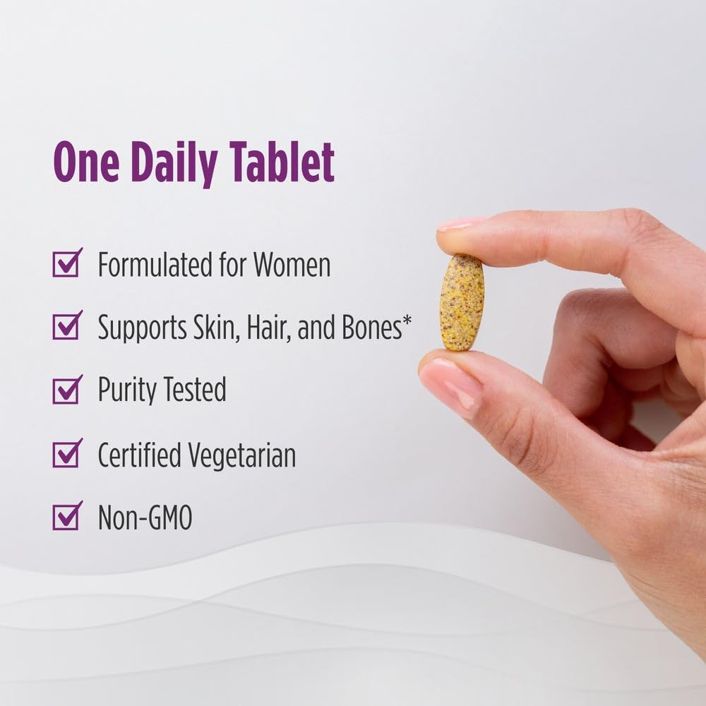 Nordic Naturals Women’s Multivitamin One Daily - Skin, Hair, Energy, & Bone Support - Immunity Supplement