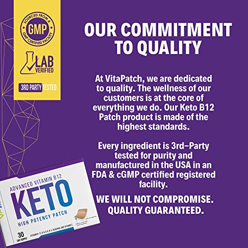 VitaPatch Keto Patch with B12 Methylcobalamin and Vitamin Guarana B12 Patch for Energy VitaPatchBuy Supplements Australia