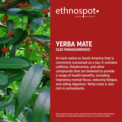 Full Spectrum Yerba Mate Capsules - Boosts Energy & Mental Focus - Supports Health EthnospotBuy Supplements Australia