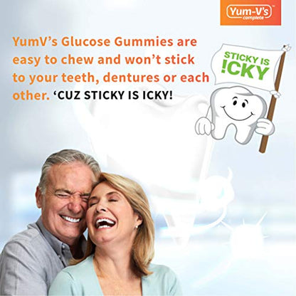 YumVs Complete Glucose Gummies, Raspberry Flavor, (60 Ct); Chewable YUM-V'SBuy Supplements Australia