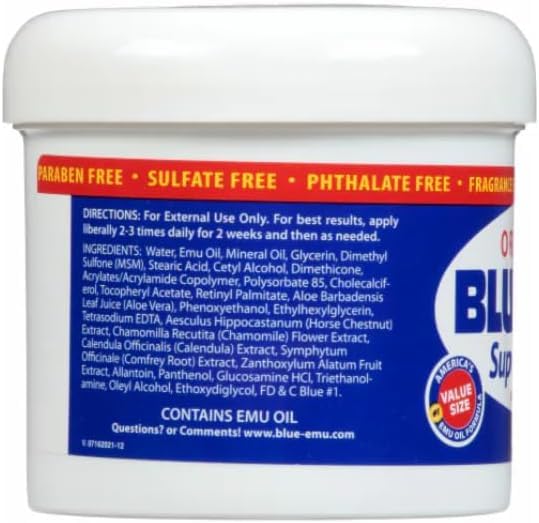 Blue Emu Cream, 1 Pack 12 oz BLUE-EMUBuy Supplements Australia
