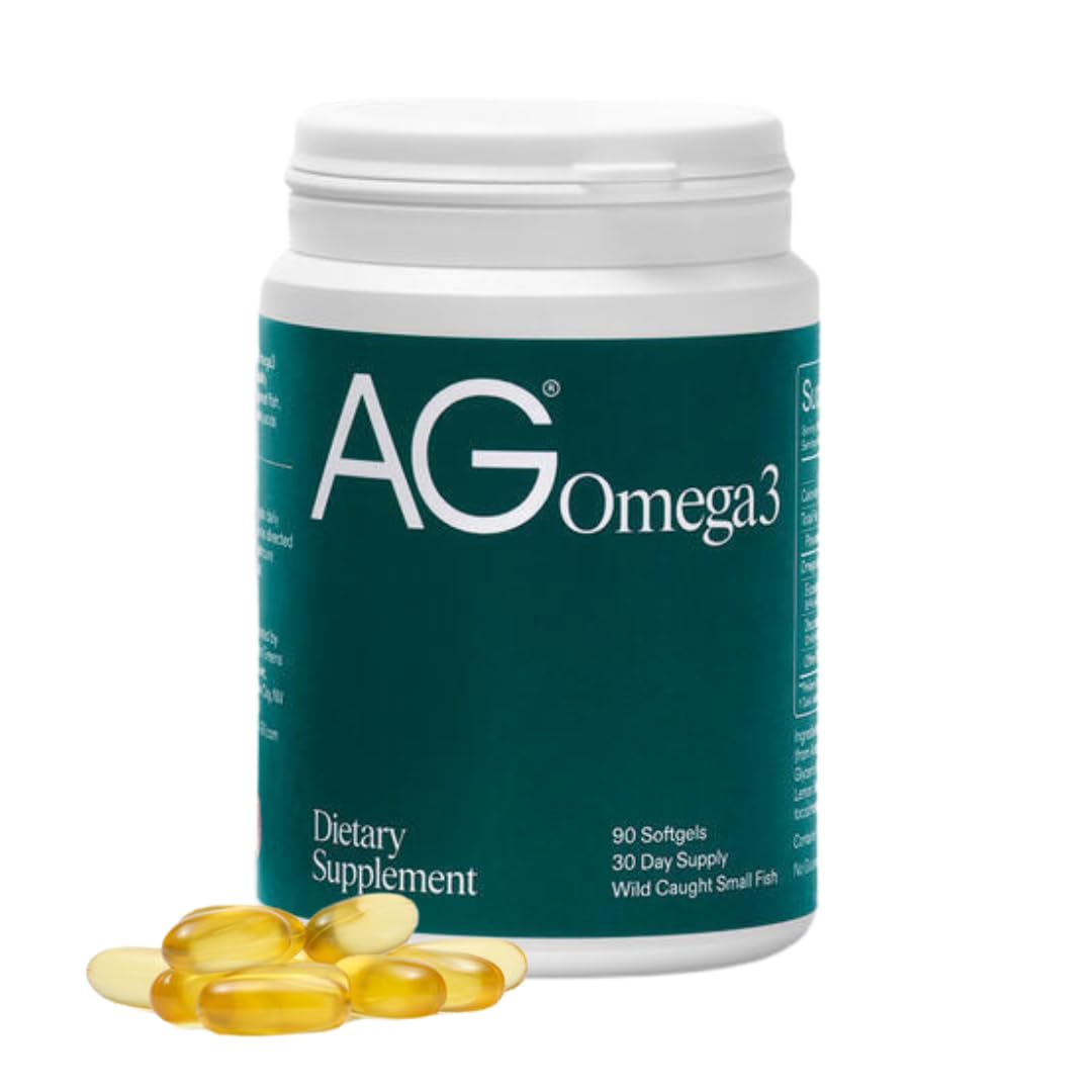 AG1 Omega 3 Fish Oil Softgels – 2000mg EPA & DHA from Wild-Caught Fish, Supports Heart, Brain & Joint Health | 90 Capsules | Athletic Greens Supplement AG1Buy Supplements Australia