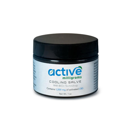 active milligrams Hemp Cooling Salve for Joint & Muscle Relief - Infused with Menthol, Shorea (Sal) Butter, Yarrow Essential Oil – Soothe Discomfort in Back, Knees, Neck, Shoulder, and Elbow - 1 OZ active milligramsBuy Supplements Australia
