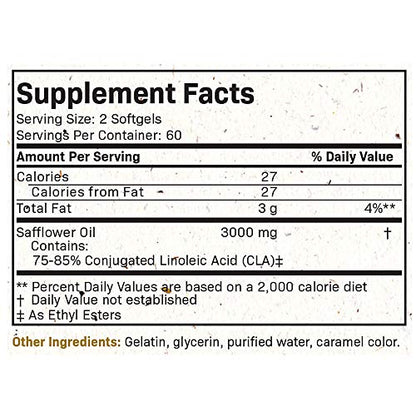 Futurebiotics CLA 3000 Extra High Potency - Non-Stimulating Conjugated Linoleic Acid FuturebioticsBuy Supplements Australia