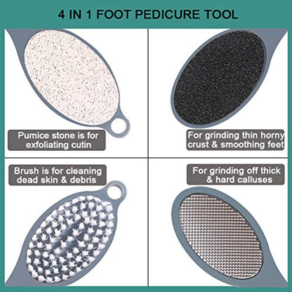 CAREHOOD Foot File Callus Remover - Multi Purpose 4 in 1 Feet Pedicure CAREHOODBuy Supplements Australia