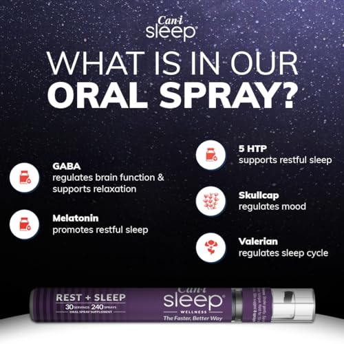 Sleep Fast & Longer - Oral Absorbtion Spray Can I Sleep Natural Sleep Aid with Melatonin Cani Brands Feel AmazingBuy Supplements Australia