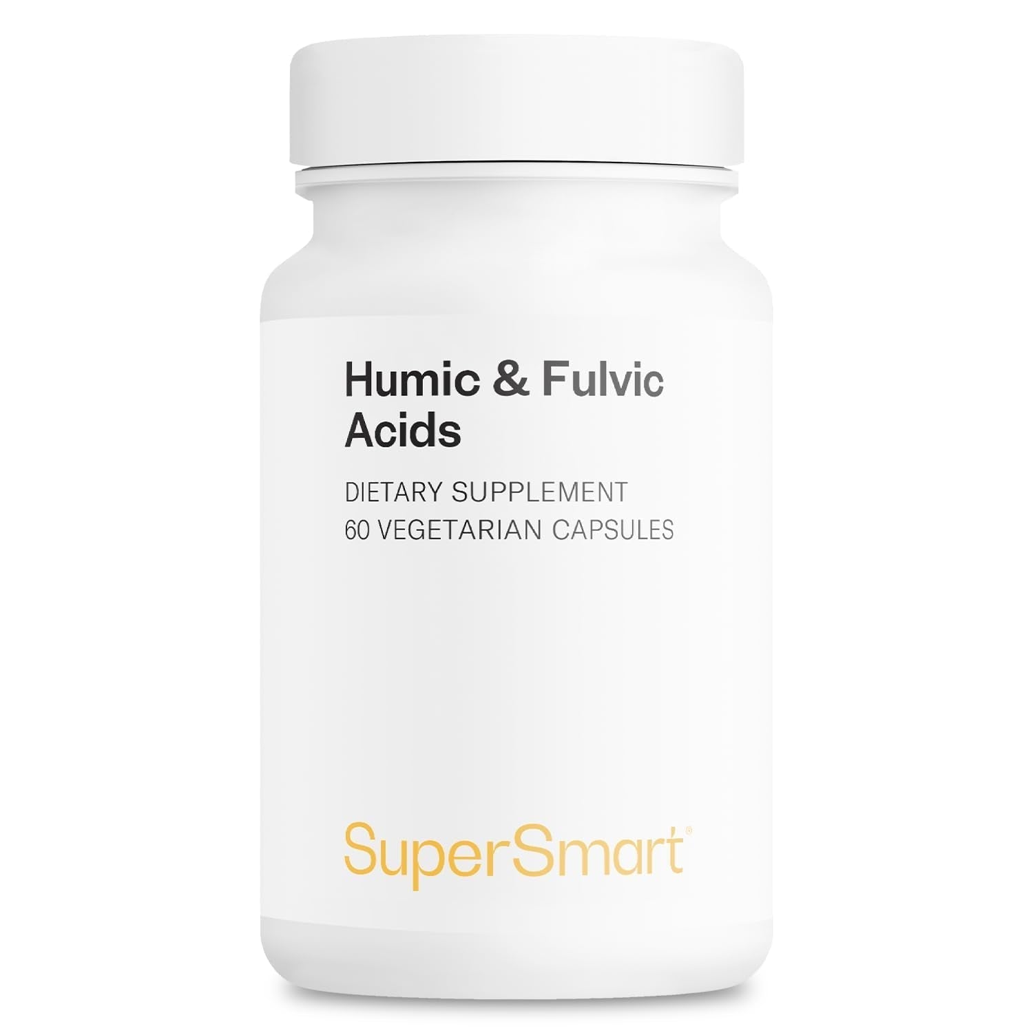 Supersmart - Humic and Fulvic Acid Supplement 300mg per Day (Patented & High Strength) - Fulvic Humic Mineral Blend | Non-GMO & Gluten Free - 60 Vegetarian Capsules SupersmartBuy Supplements Australia