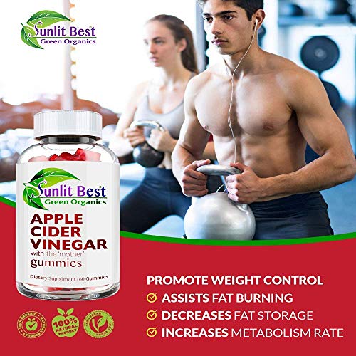 Apple Cider Vinegar Gummies Vitamins with The Mother, Delicious Immunity, Gluten Free Sunlit Best Green OrganicsBuy Supplements Australia