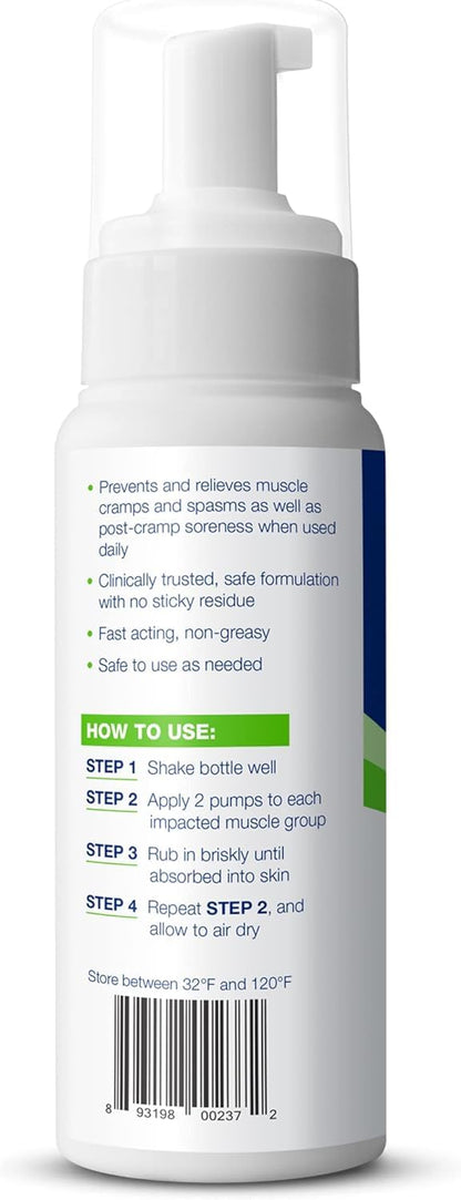 Theraworx Relief for Muscle Cramps Foam Fast-Acting Muscle Spasm, Leg Soreness with Magnesium Sulfate - 7.1 oz - 2 Count TheraworxBuy Supplements Australia