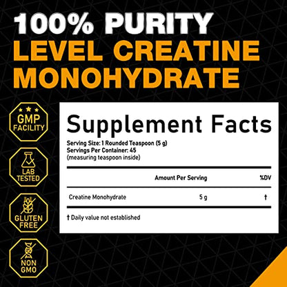 Rep N Roll Micronized Creatine Powder, 45 Serv., Creatine Monohydrate 5000 MG Rep N RollBuy Supplements Australia