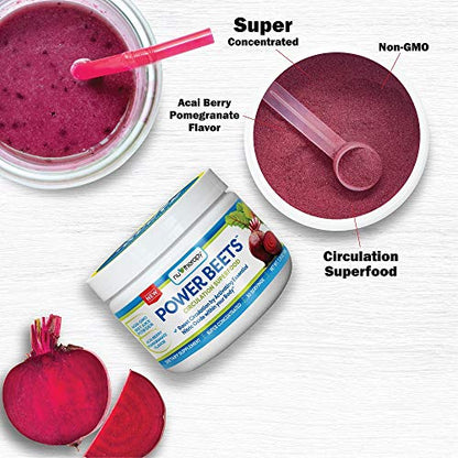 Nu-Therapy Power Beets - Super Concentrated Circulation Superfood - Dietary Supplement SlimFastBuy Supplements Australia