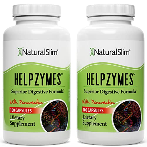 NaturalSlim Helpzymes Digestive Enzymes for Digestion, Bloating, Gas Reli NaturalSlimBuy Supplements Australia
