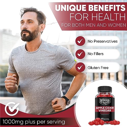 Doc Thackery Apple Cider Vinegar Gummies 1000mg Plus Per Serving, from The Mother Doc ThackeryBuy Supplements Australia