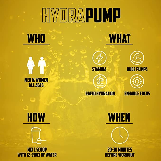 HydraPump | #1 New Stim Free Pre Workout Powder w/ Nitric Oxide Booster, Electrolytes EPN SupplementsBuy Supplements Australia