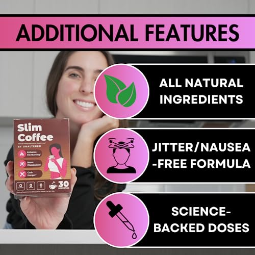 UNALTERED Slim Coffee - Coffee Additive (Not a Replacement) - Keto Diet Friendly - Features Forskolin UNALTEREDBuy Supplements Australia