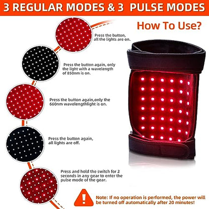 UTK Red Light Therapy for Body, 162Pcs 660nm Red Light & 54Pcs 850nm Near Infrared Light Therapy Belt UTKBuy Supplements Australia