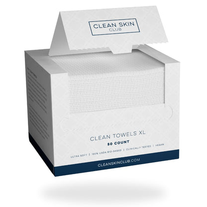 Clean Skin Club Clean Towels XL, Biodegradable Dermatologist Approved CLEAN SKIN CLUBBuy Supplements Australia
