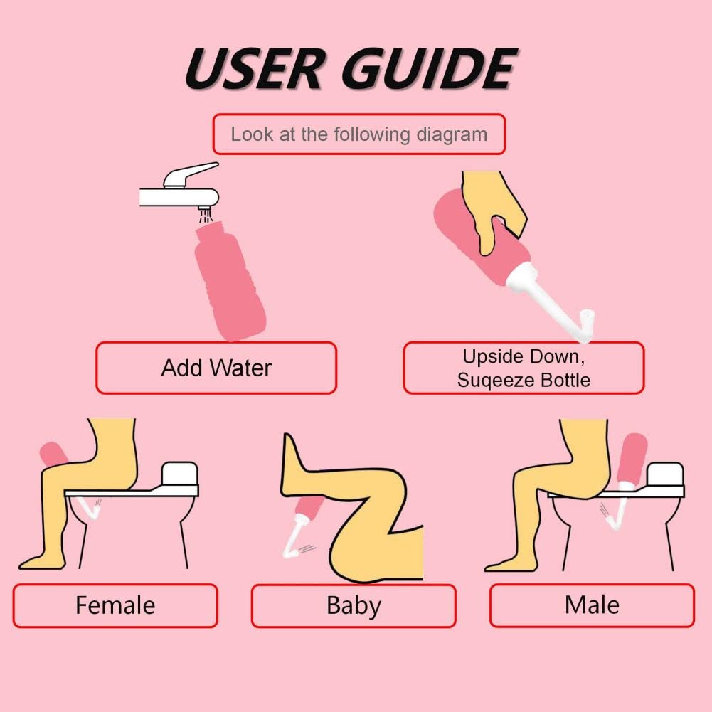 2-in-1 Douche Bottle for Women Vaginal Cleansing System + Portable Bidet Travel Bidet Bottle AQUAMASTERBuy Supplements Australia