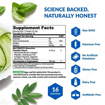 BioTrust Ageless Multi Collagen Protein Powder– 5 Collagen Types (I, II, III, V, X) BioTrustBuy Supplements Australia