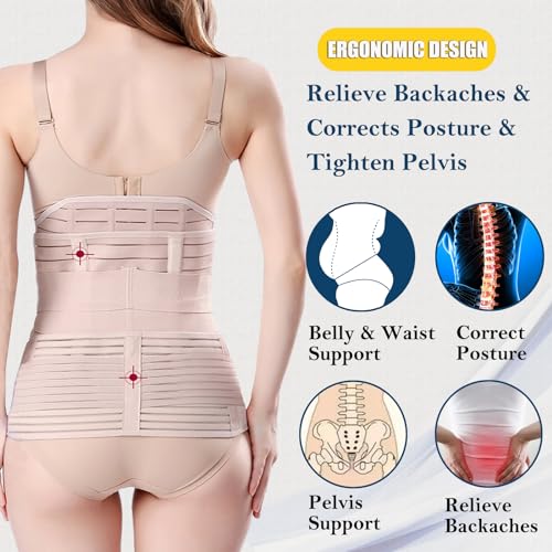 ChongErfei 3 in 1 Postpartum Support - Recovery Belly/waist/pelvis Belt Shapewear Slimming ChongErfeiBuy Supplements Australia