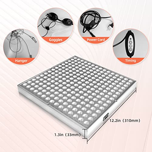 TherapSky Red Light Therapy Device 45W LED Red Infrared Light Therapy Lamp w/Remote Control and Timer therapskyBuy Supplements Australia