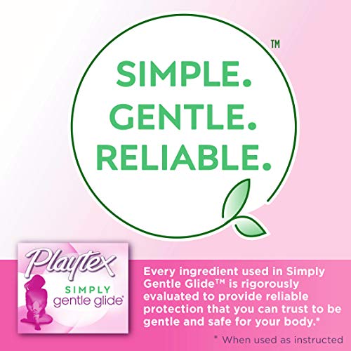 Playtex Simply Gentle Glide Unscented Tampons, Super Absorbency, 36 Count (Pack of 1) PLAYTEXBuy Supplements Australia