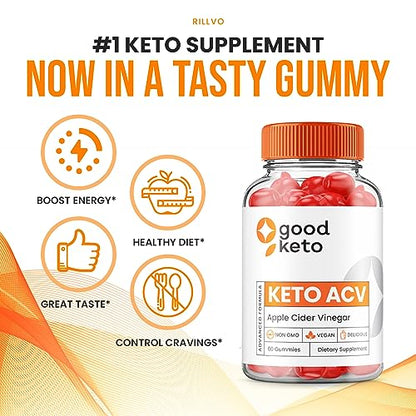 (5 Pack) Good Keto ACV Gummies - Official - Keto Good ACV Advanced Formula Plus RillvoBuy Supplements Australia