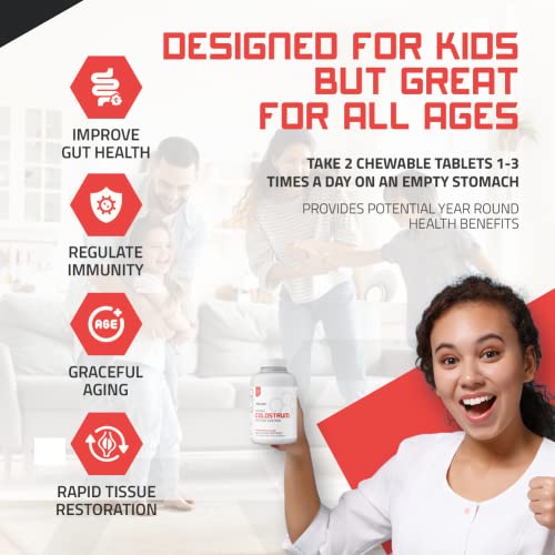 Bovine Colostrum Chewable Tablets - TBR Labs - with Immunoglobulins and Lactoferrin TBR LabsBuy Supplements Australia