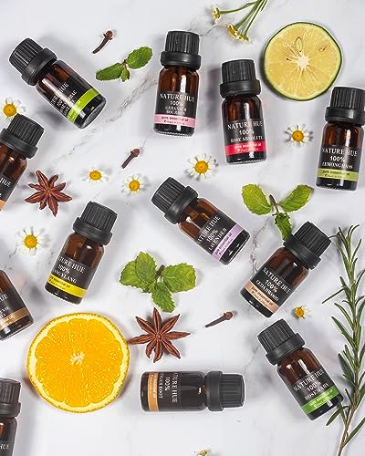 NATURE HUE Lemongrass Essential Oil - 10 mL (1/3 oz) - Pure, Natural, Therapeutic Grade NATURE HUEBuy Supplements Australia