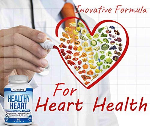 NutraPro Healthy Heart - Heart Health Supplements & Arteries Support .Healthy Cholesterol and Triglyceride. GMP Certified. NutraProBuy Supplements Australia
