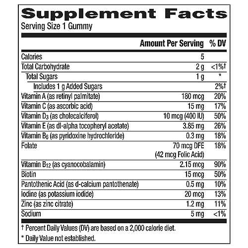 Centrum Kids Multivitamin Gummies, Tropical Punch Flavor Made With Natural Flavors CentrumBuy Supplements Australia