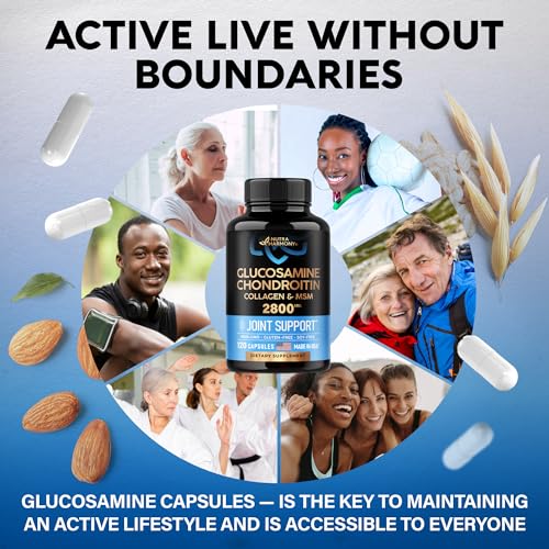 Glucosamine | Chondroitin | MSM | Collagen - 2800 mg Joint Support Supplement NUTRAHARMONYBuy Supplements Australia