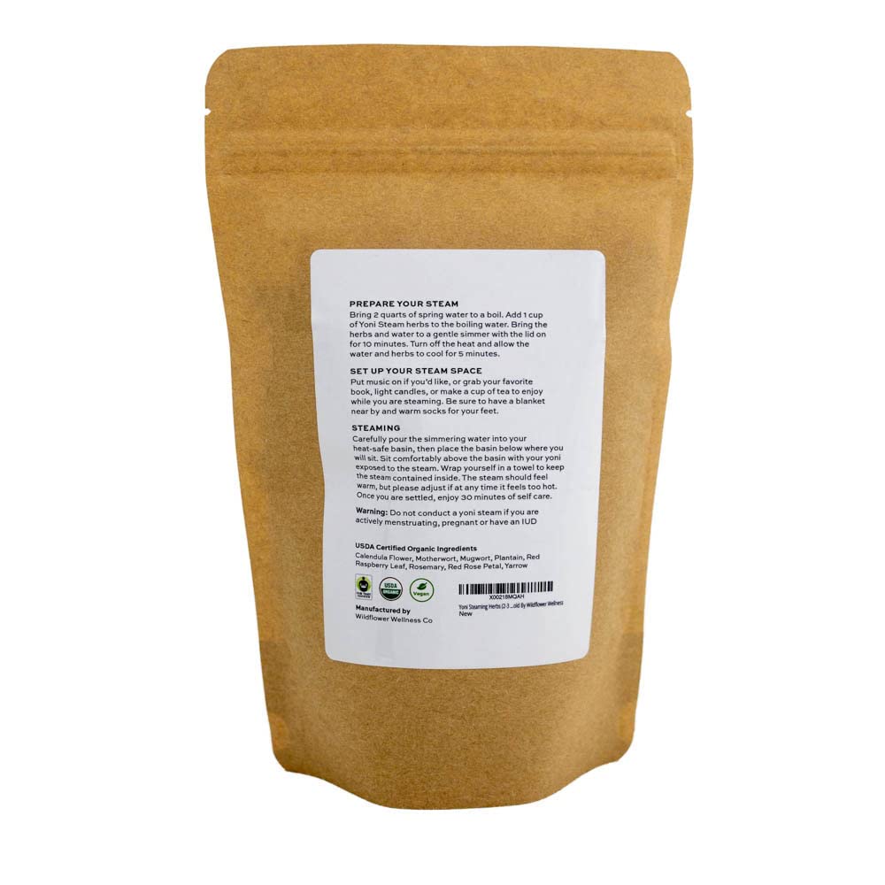 Yoni Steaming Herbs (5 Steams) | Cleansing + Gentle Formula | Formulated by Trained Herbalist WILDFLOWER WELLNESSBuy Supplements Australia