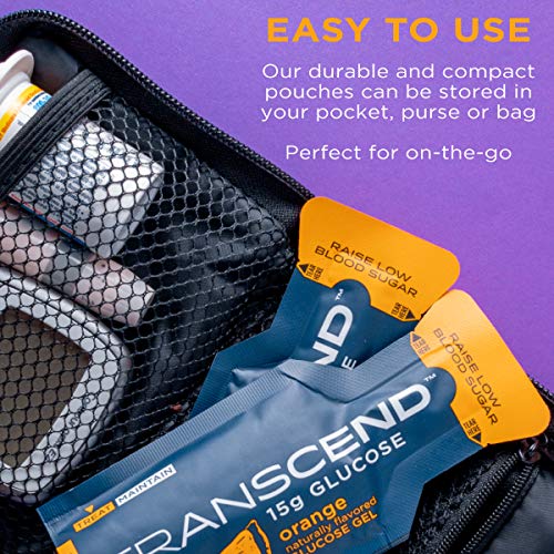 Transcend Glucose Gel Packs - Orange, 30 Pack (1.1oz each) - FSA/HSA TranscendBuy Supplements Australia