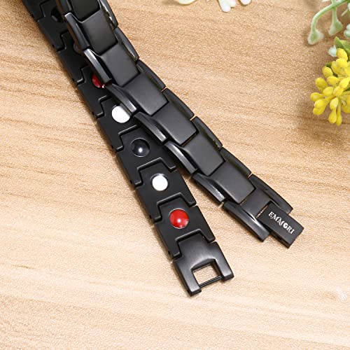 EMMORI Ultra Strength Magnetic Bracelet - 3,500 Gauss Per Magnet -Magnetic Bracelets EmmoriBuy Supplements Australia
