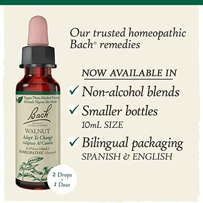 Bach Original Flower Remedies, Walnut for Adapting to Change (Non-Alcohol Formula) BachBuy Supplements Australia