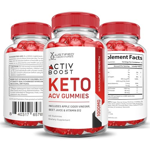 (5 Pack) Activboost Keto ACV Gummies Advanced Formula 1000MG Active Boost Justified LaboratoriesBuy Supplements Australia