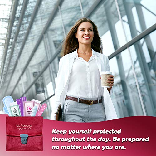 3 x Menstrual All-in-One Kits - Assorted Colors | Convenience on The Go | Single Period Kit Packs pH AdvantageBuy Supplements Australia