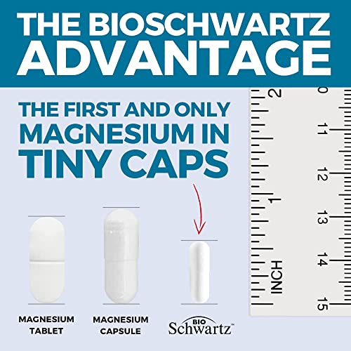 Magnesium Bisglycinate 100% Chelate No-Laxative Effect - Maximum Absorption BioSchwartzBuy Supplements Australia