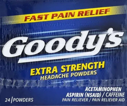 Goody's Extra Strength Powders | Fast Pain Relief | Aspirin & Caffeine | 24 Count Goody'sBuy Supplements Australia