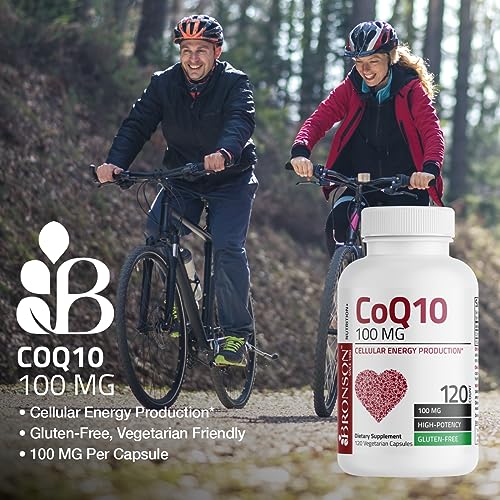 Bronson CoQ10 100 MG High Potency Cellular Energy Production, 60 Vegetarian Capsules BronsonBuy Supplements Australia