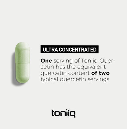 Toniiq Ultra High Purity Quercetin Capsules - 95%+ Highly Purified and Bioavailable ToniiqBuy Supplements Australia